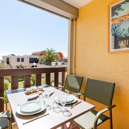 Apartment T2 Climatise Pres Plage, Parking, Cuisine Equipee, Balcon - - Fr-1-409-227 Gruissan